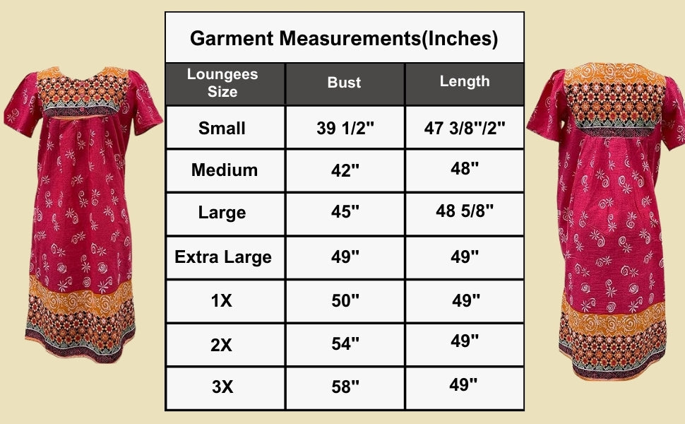 Women's Short Sleeve Red Lounger House Dress - 3 Button Bib Yoke and Pockets