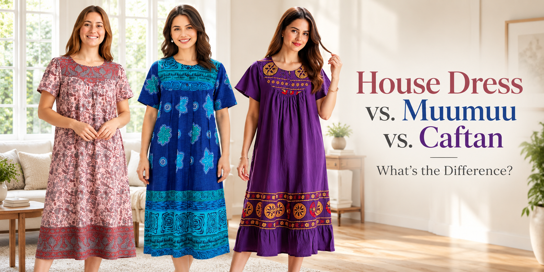 House Dress vs. Muumuu vs. Caftan: What’s the Difference?