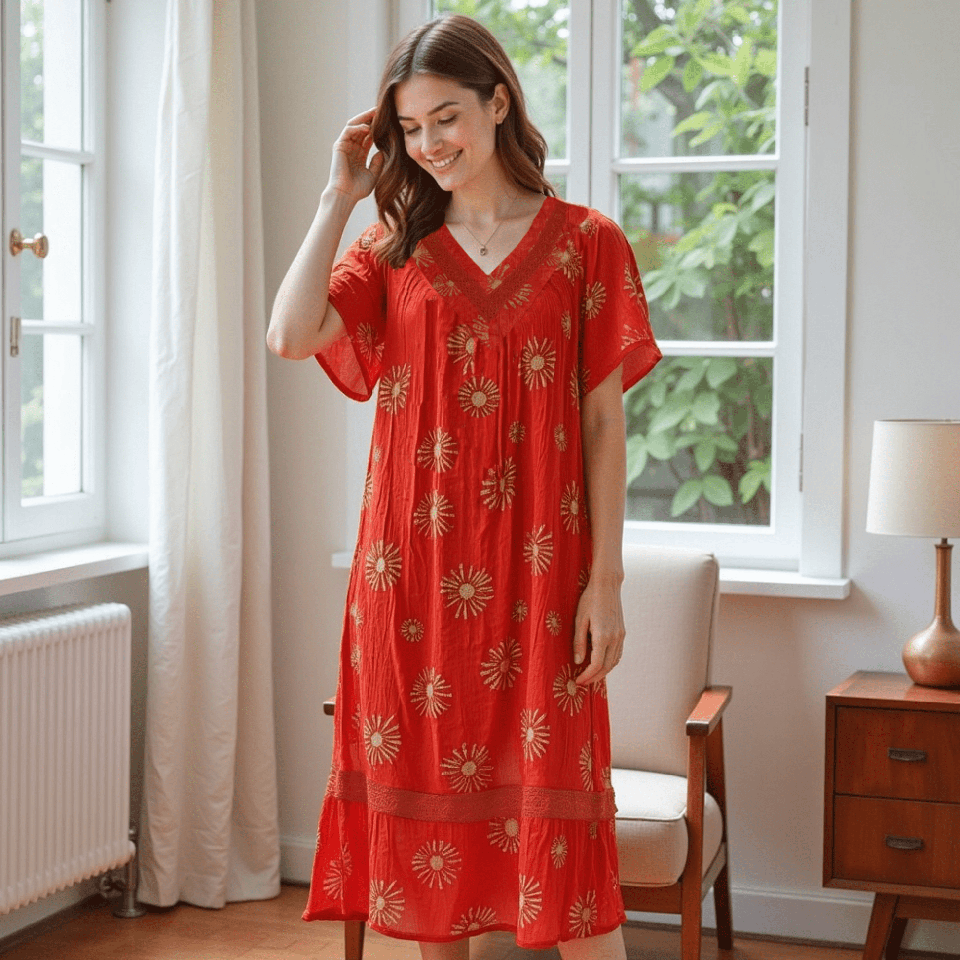 red gauze dress "Mei Xue Gauze Dress Set" Bridal Red Engagement Dress Cheongsam Xiuhe